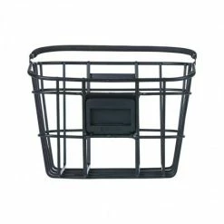 Panier Vélo Avant Alu Noir BASIL Bremen -Panier vélo Soldes panier velo avant alu noir basil bremen 4