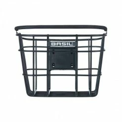 Panier Vélo Avant Alu Noir BASIL Bremen -Panier vélo Soldes panier velo avant alu noir basil bremen 5